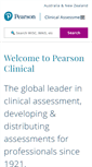 Mobile Screenshot of pearsonclinical.com.au